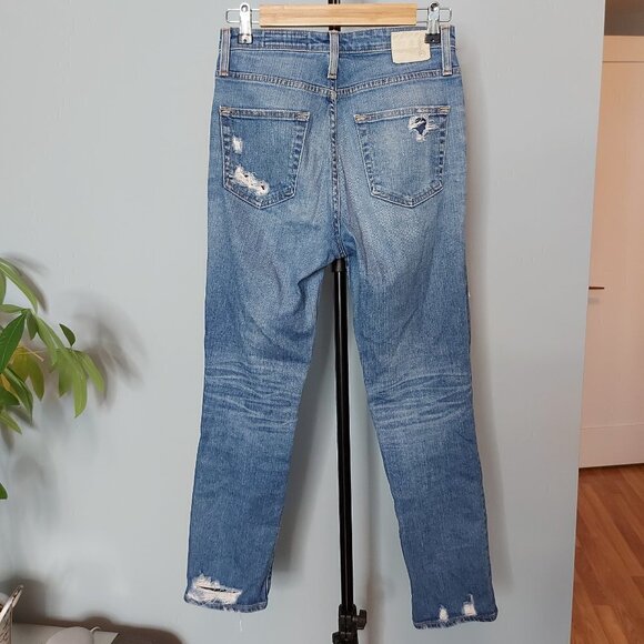 AG Adriano Goldschmied The Phoebe Vintage High Waisted Tapered Leg Jeans - Picture 2 of 10